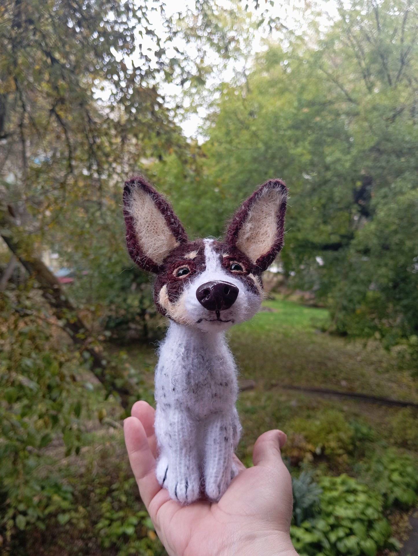 Handmade decorative plush figurine, custom order