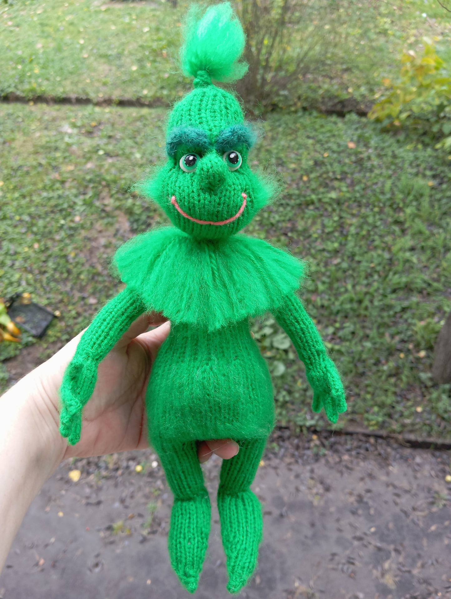 Set of Christmas Characters: Crochet Santa Claus, Deer and Polar Bear Toy