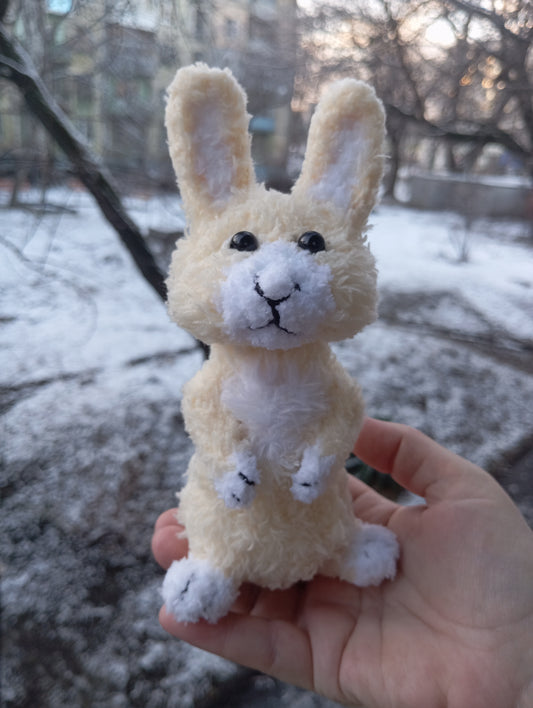 Knitted toys Amigurumi Small bunny Stuffed animal Forest Cute soft toy