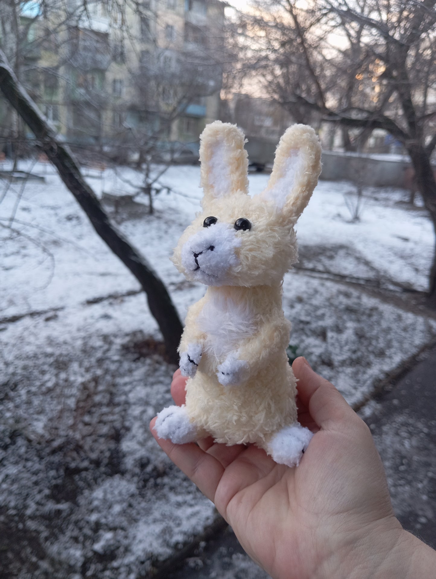 Knitted toys Amigurumi Small bunny Stuffed animal Forest Cute soft toy