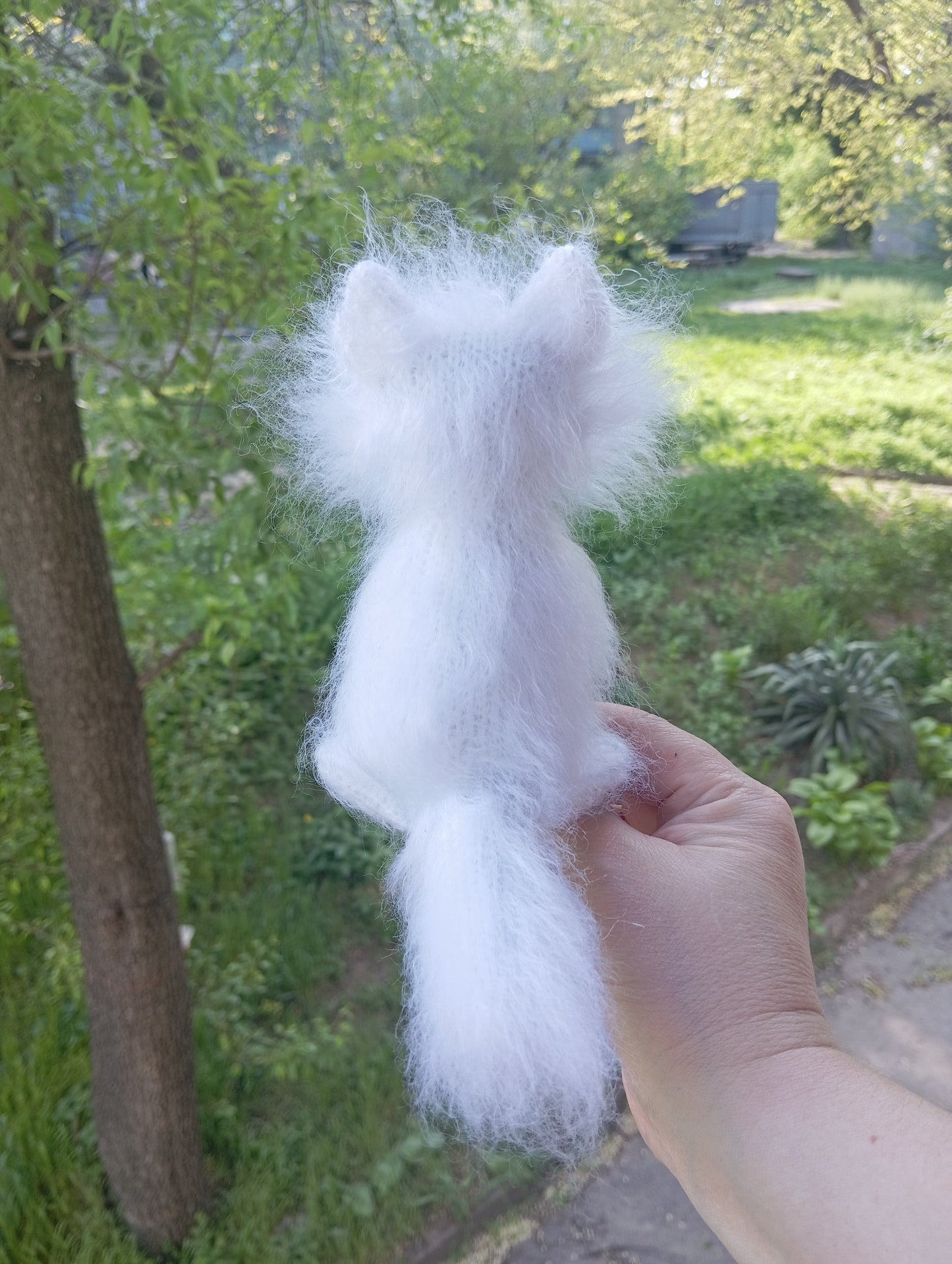 Adorable White Puppy figurine