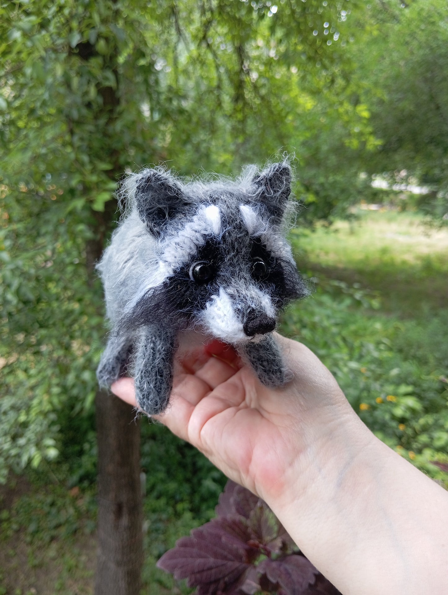 Handmade decorative plush figurine