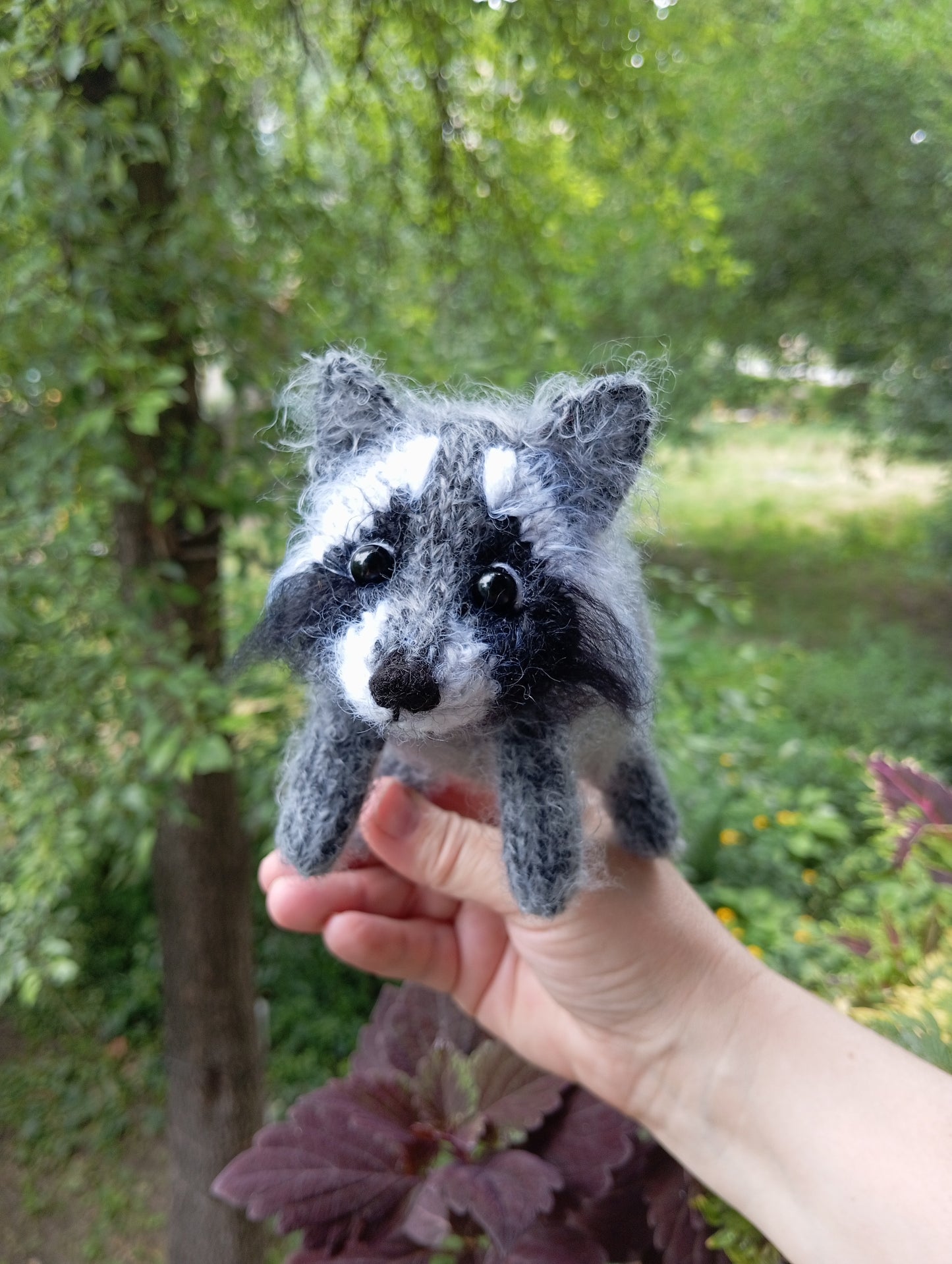 Handmade decorative plush figurine