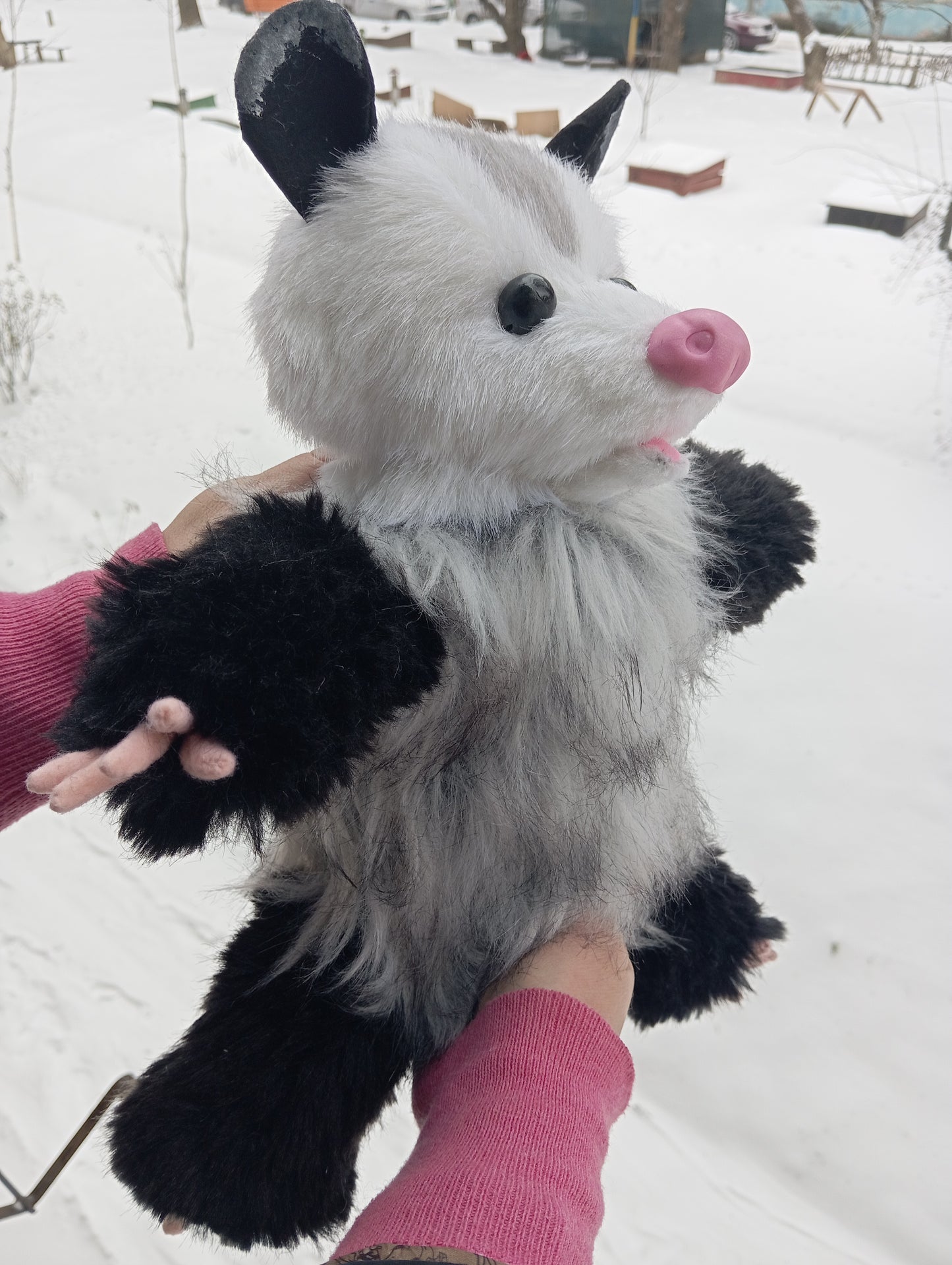 Possum Plush Toy, Stuffed Animal Opossum, Soft Possum, Cute Animal Possum