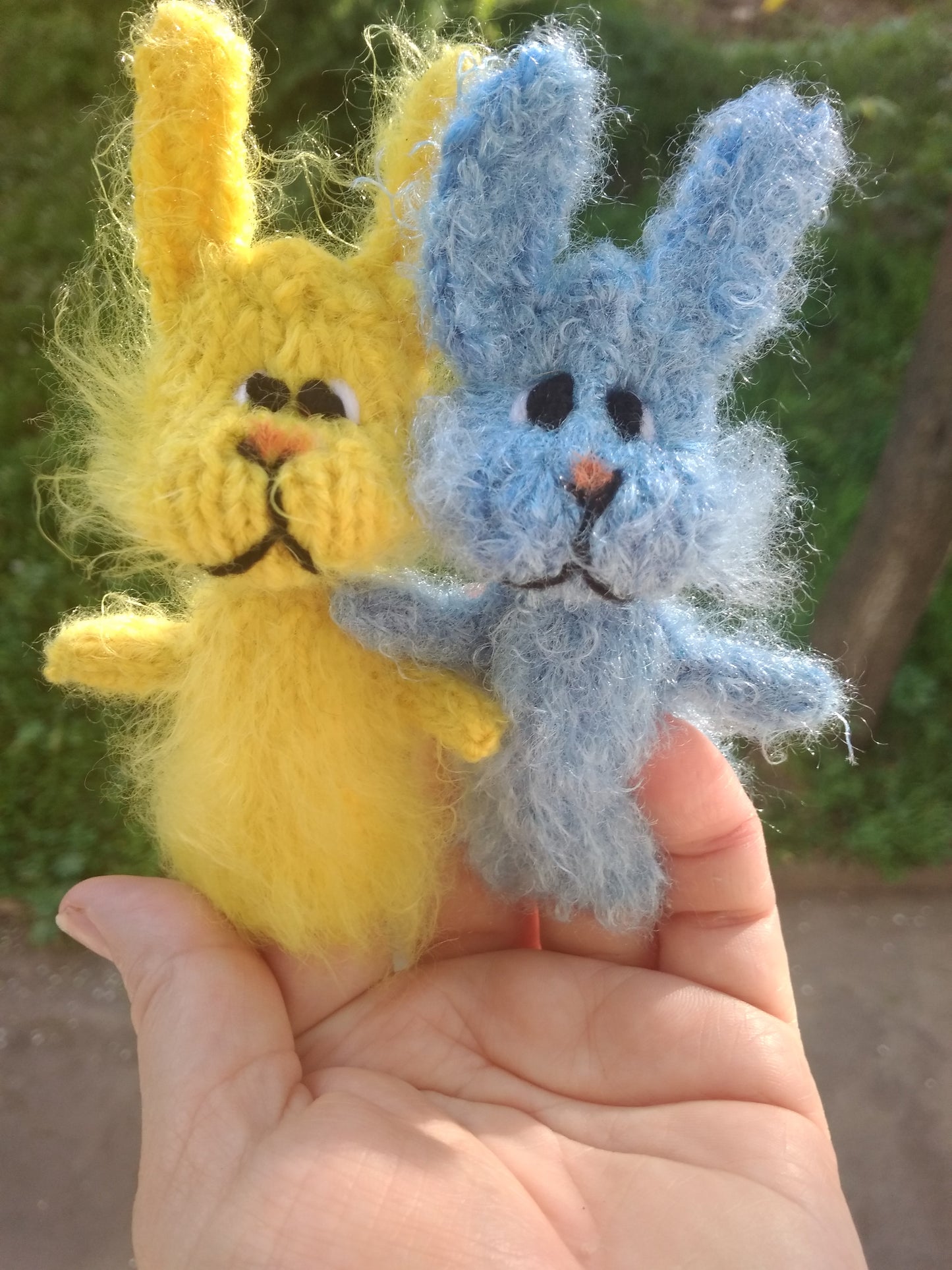 Finger puppets Ukrainian rabbits