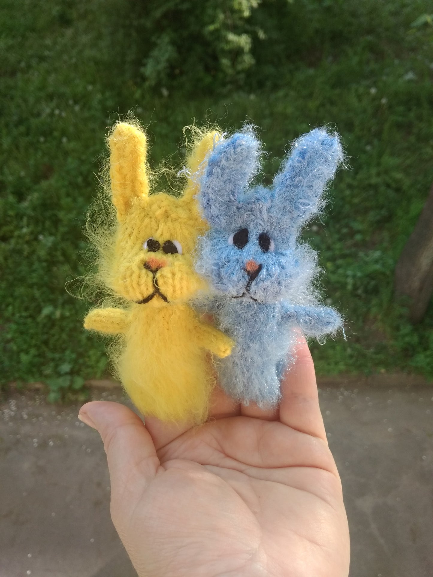 Finger puppets Ukrainian rabbits