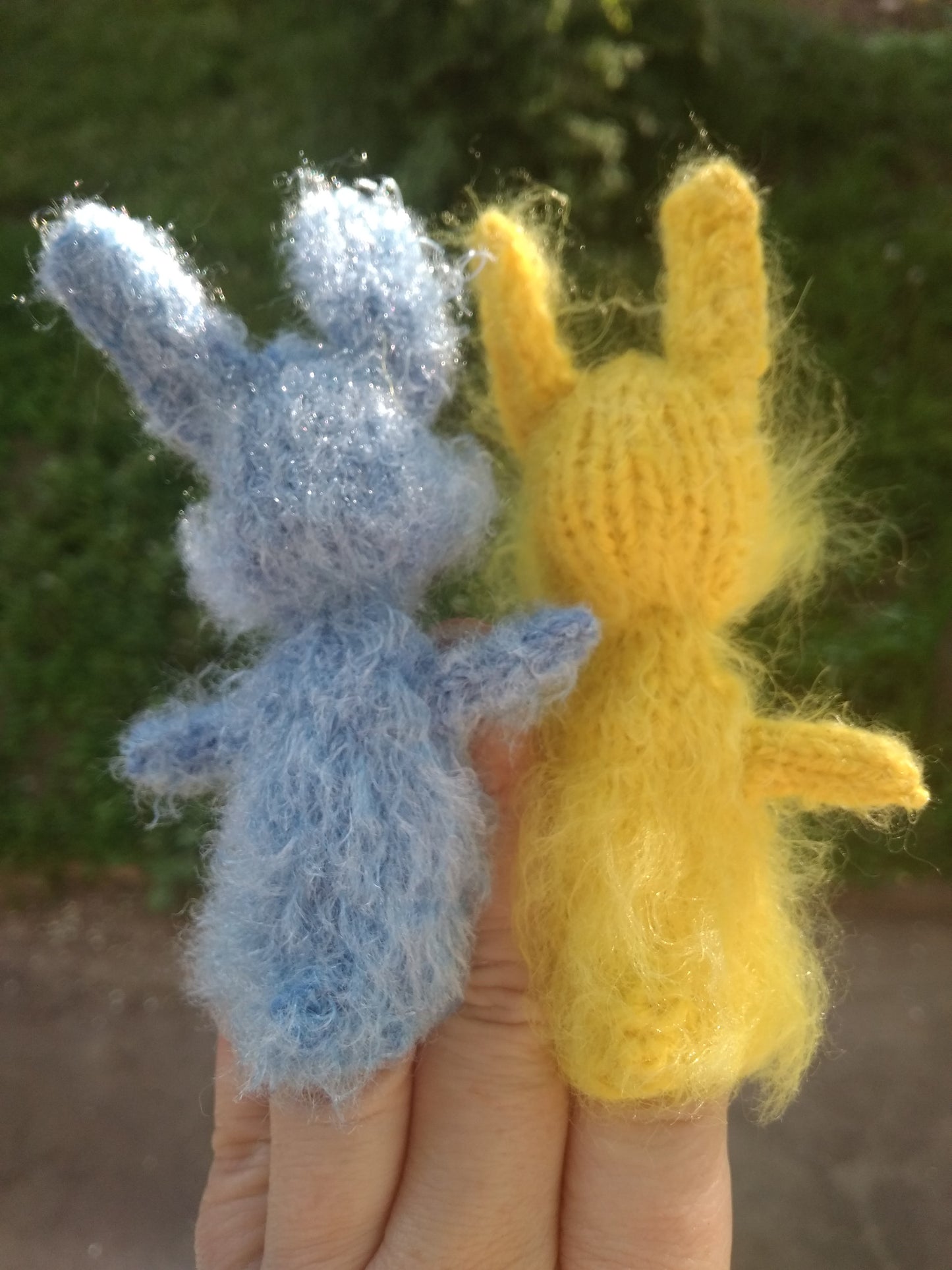 Finger puppets Ukrainian rabbits