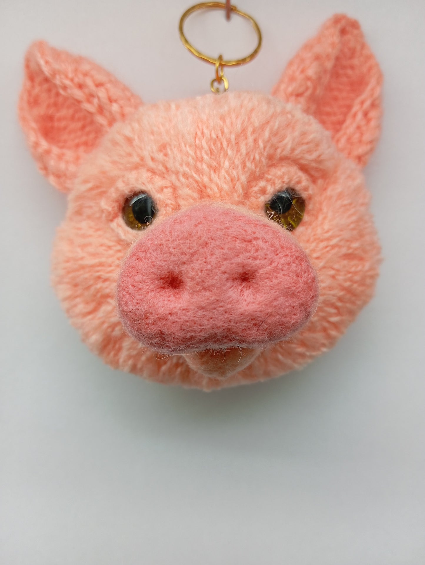 Pig keychain accessory