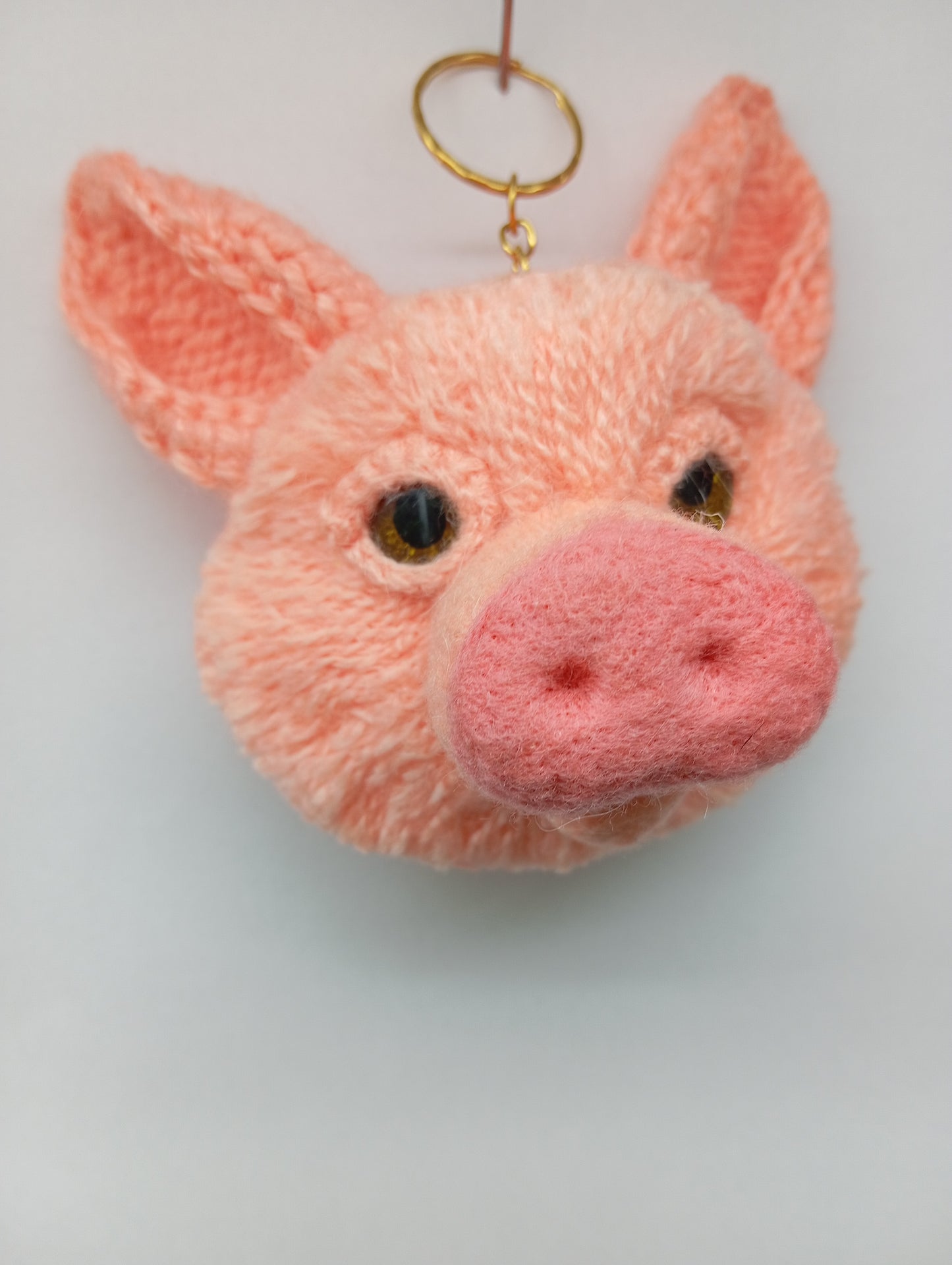 Pig keychain accessory