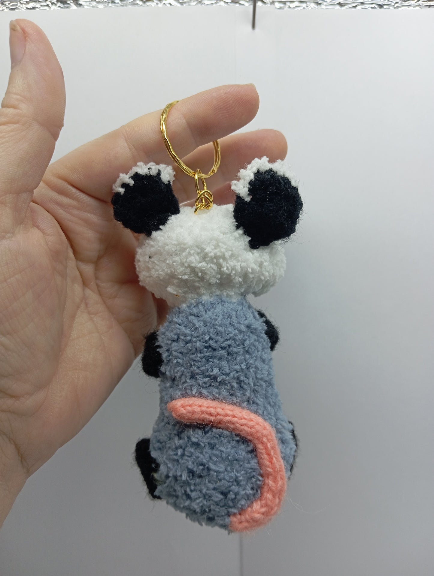 Fox, Mouse, Possum Keychains knitted accessories toy