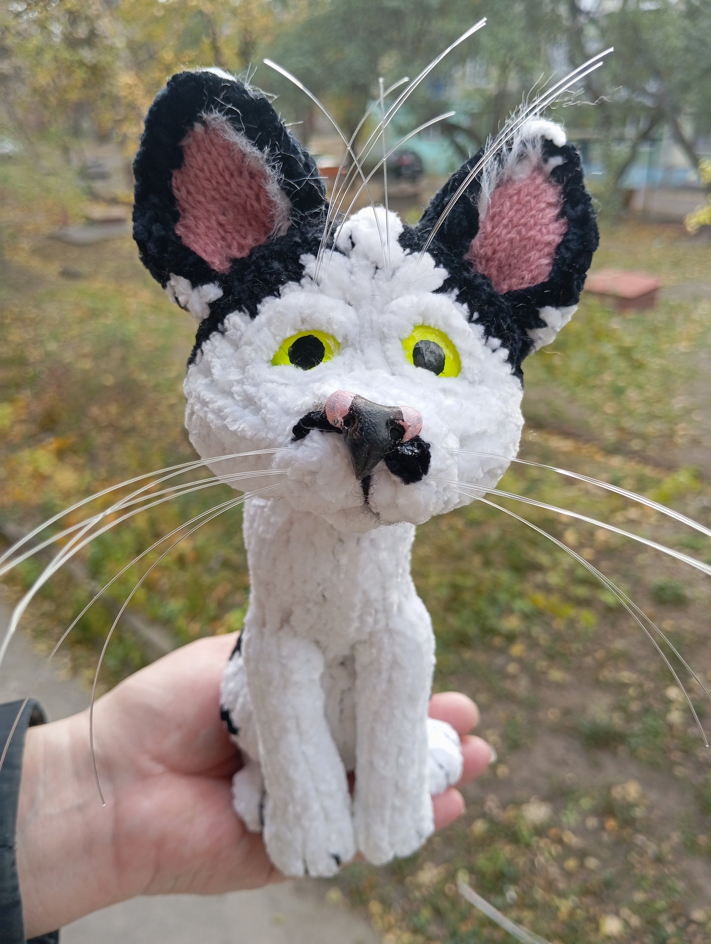 Set of Plush Cat Figurines, custom order