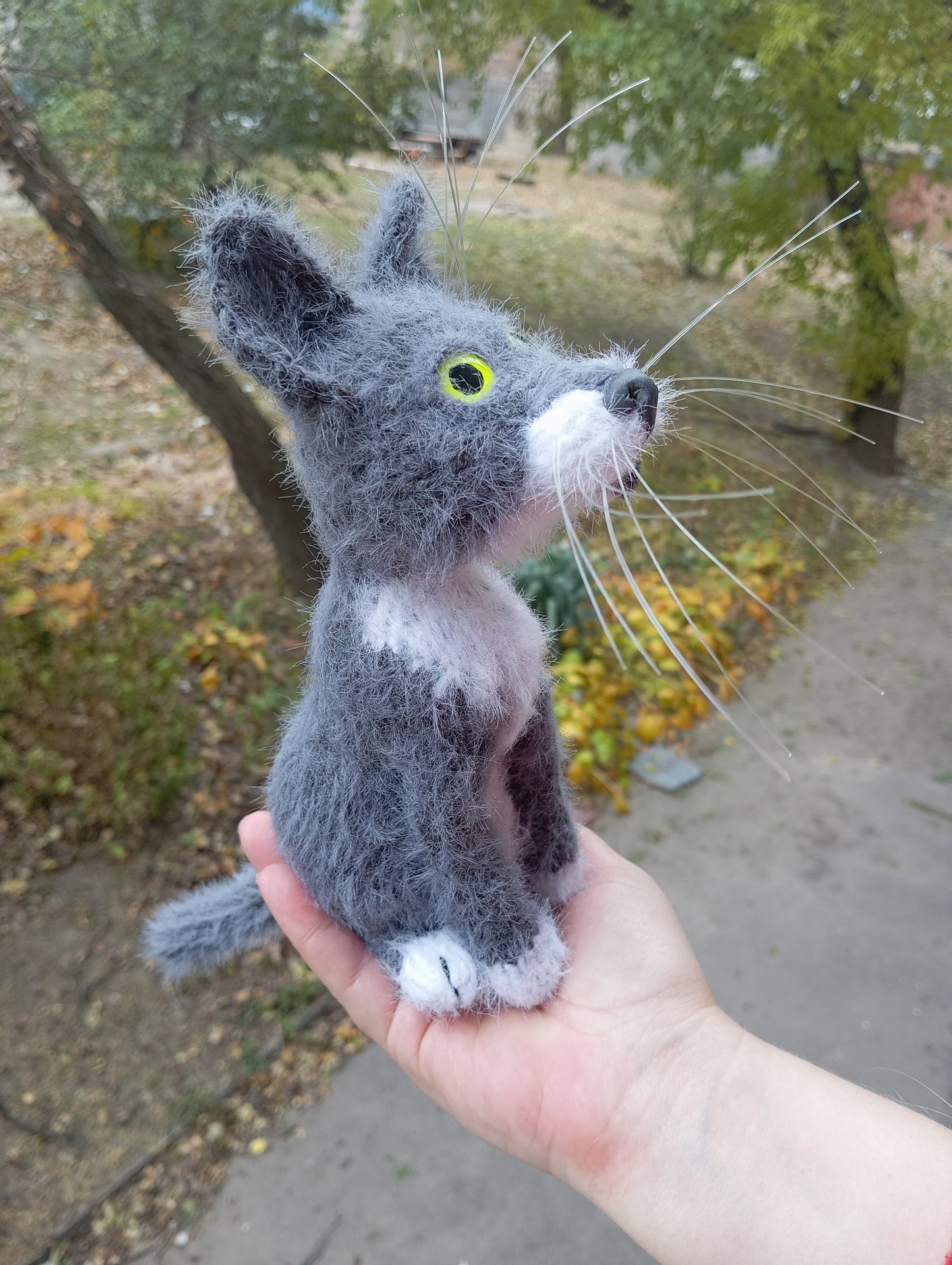 Set of Plush Cat Figurines, custom order