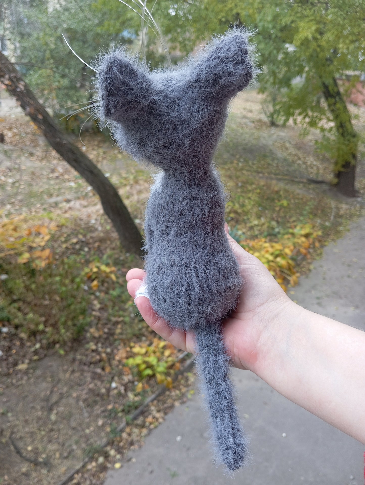 Set of Plush Cat Figurines, custom order