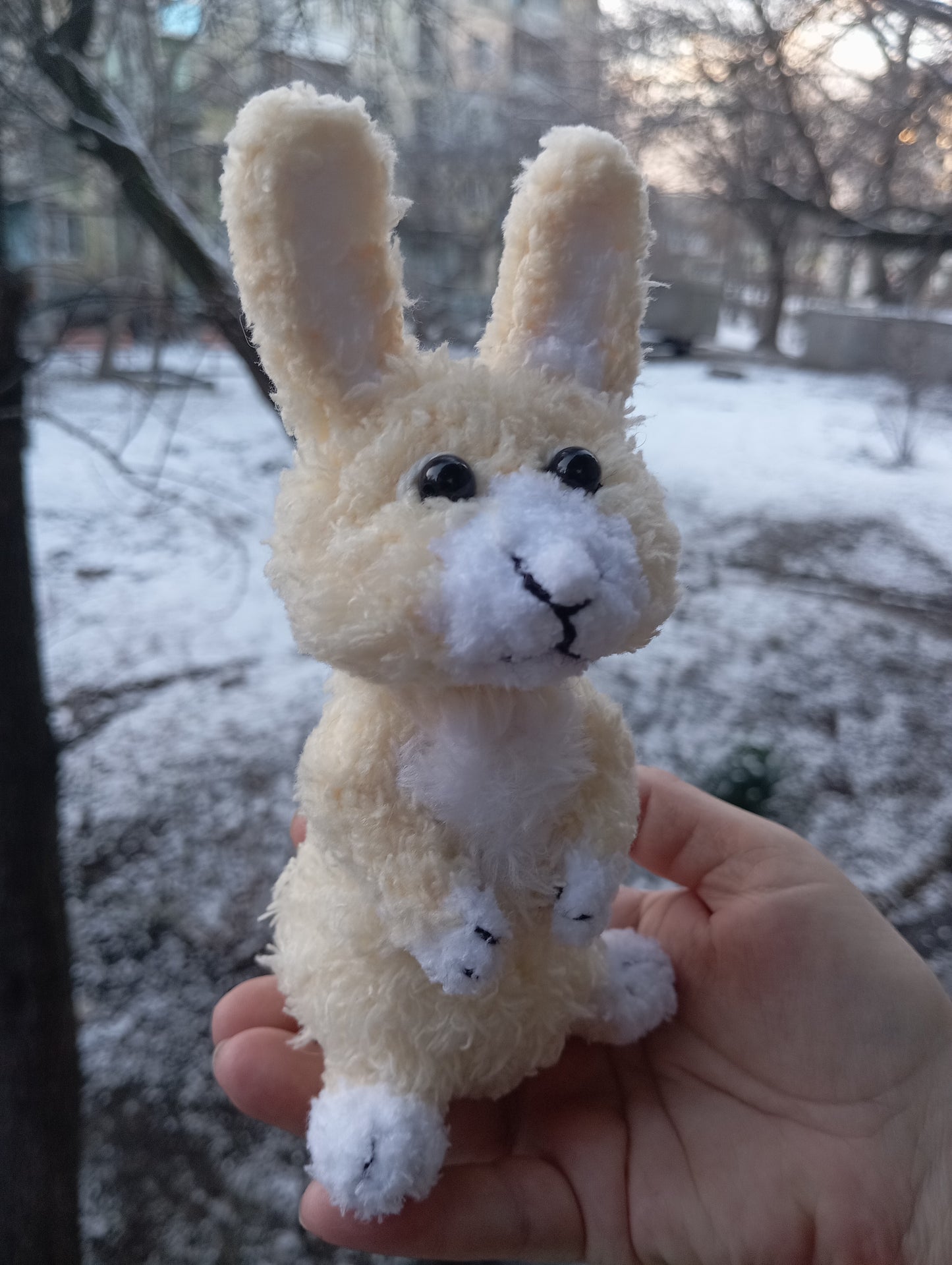 Knitted toys Amigurumi Small bunny Stuffed animal Forest Cute soft toy