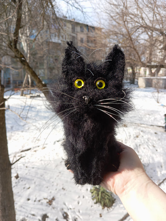 Plush Cat figurine for decor