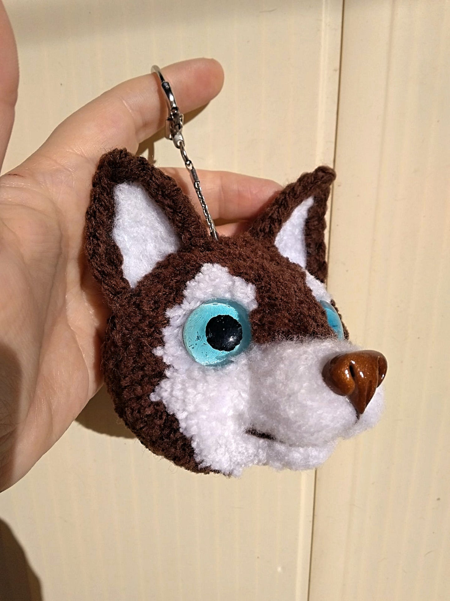 Husky Keychain Dog Bag Charm