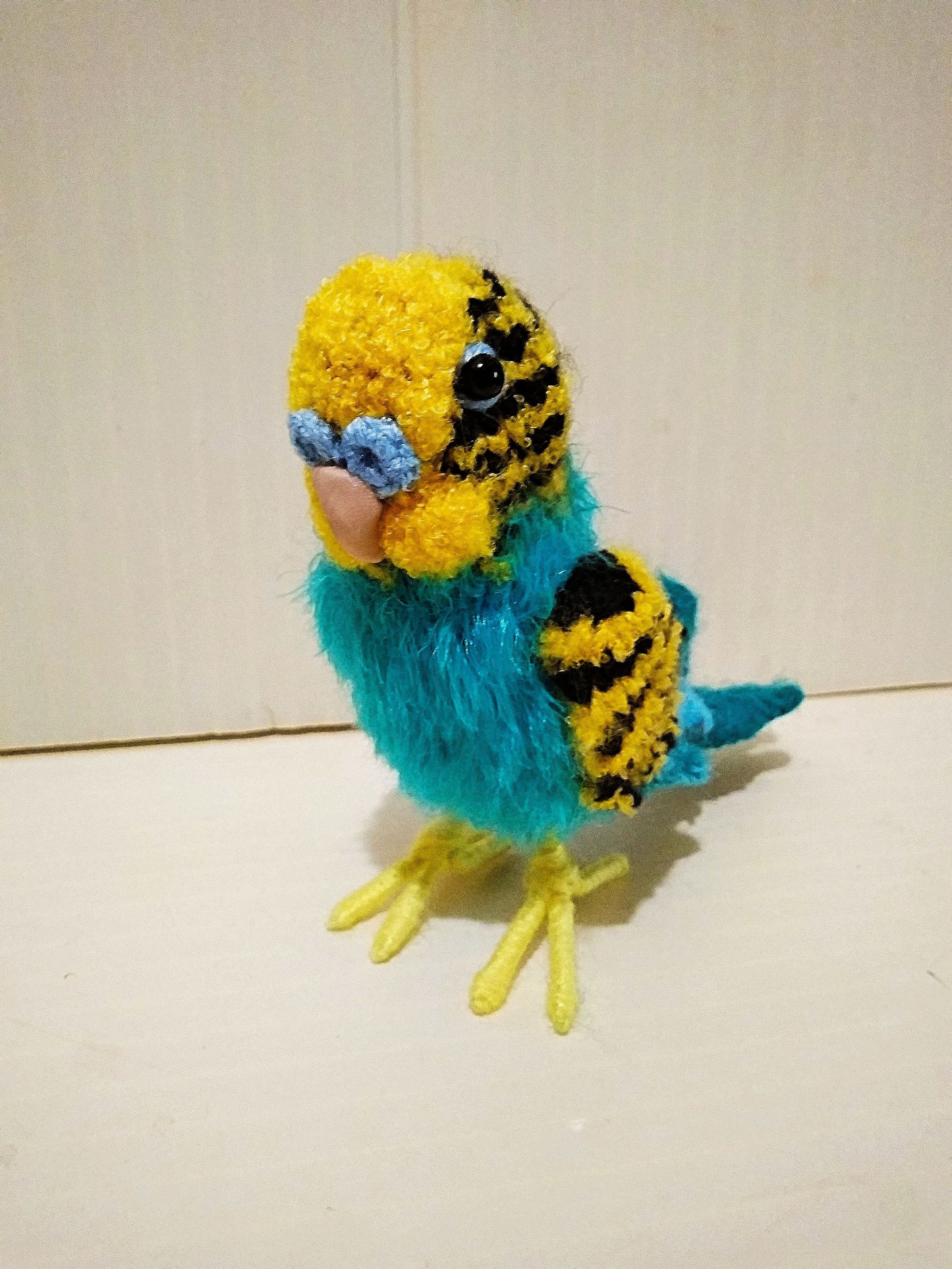 Parrots set toy plush parrot knitted bird toy